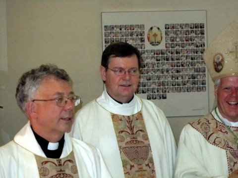 Father Basque, Monsignor Kirkpatrick, Bishop Bergie